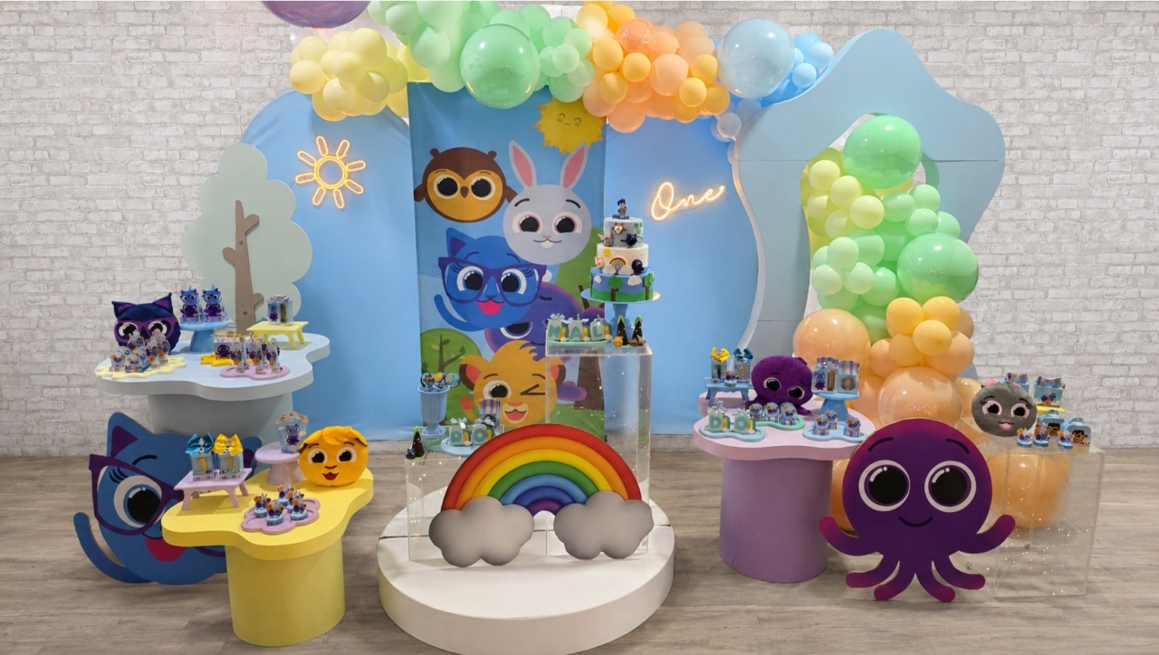 Alugue Tema Para Festa Decoração Bolofofos Acompanha Balão ( Modelo 5 ) - Tallentos Decorações 