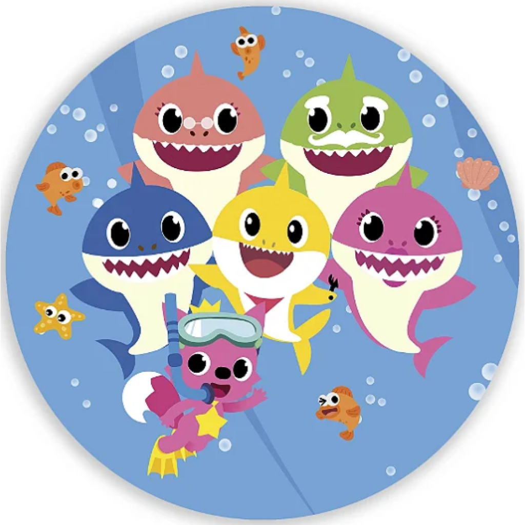 Mini Painel Baby Shark (50Cm) - Tallentos Decorações 