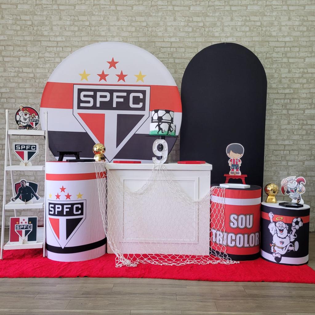 Alugue Tema Para Festa Decoração São Paulo Tecido ( Modelo 5 ) - Tallentos Decorações 