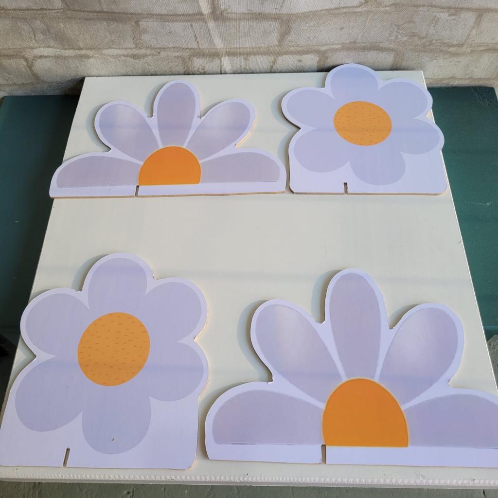 Display de Mesa Margarida- 4 Peças - Tallentos Decorações 