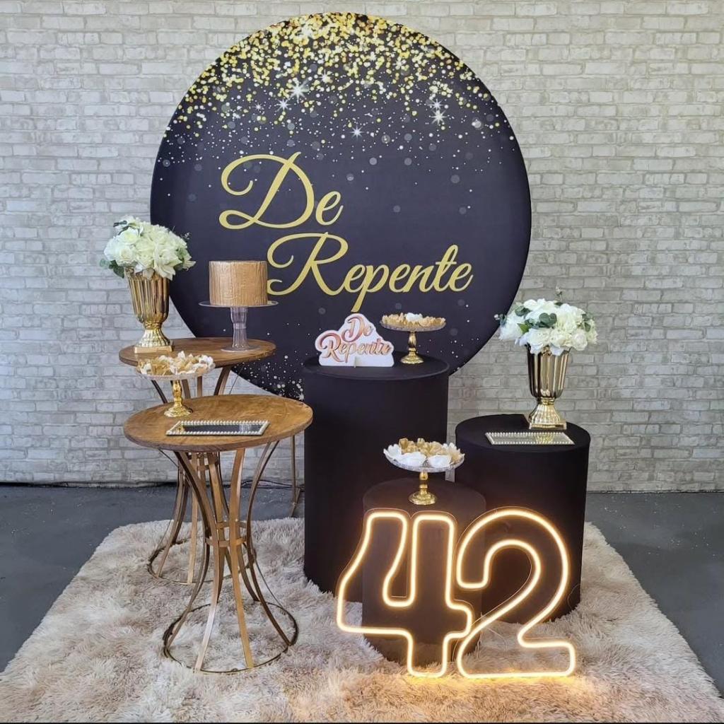 Alugue Tema Para Festa Decoração de Repente Tecido ( Modelo 4 ) - Tallentos Decorações 