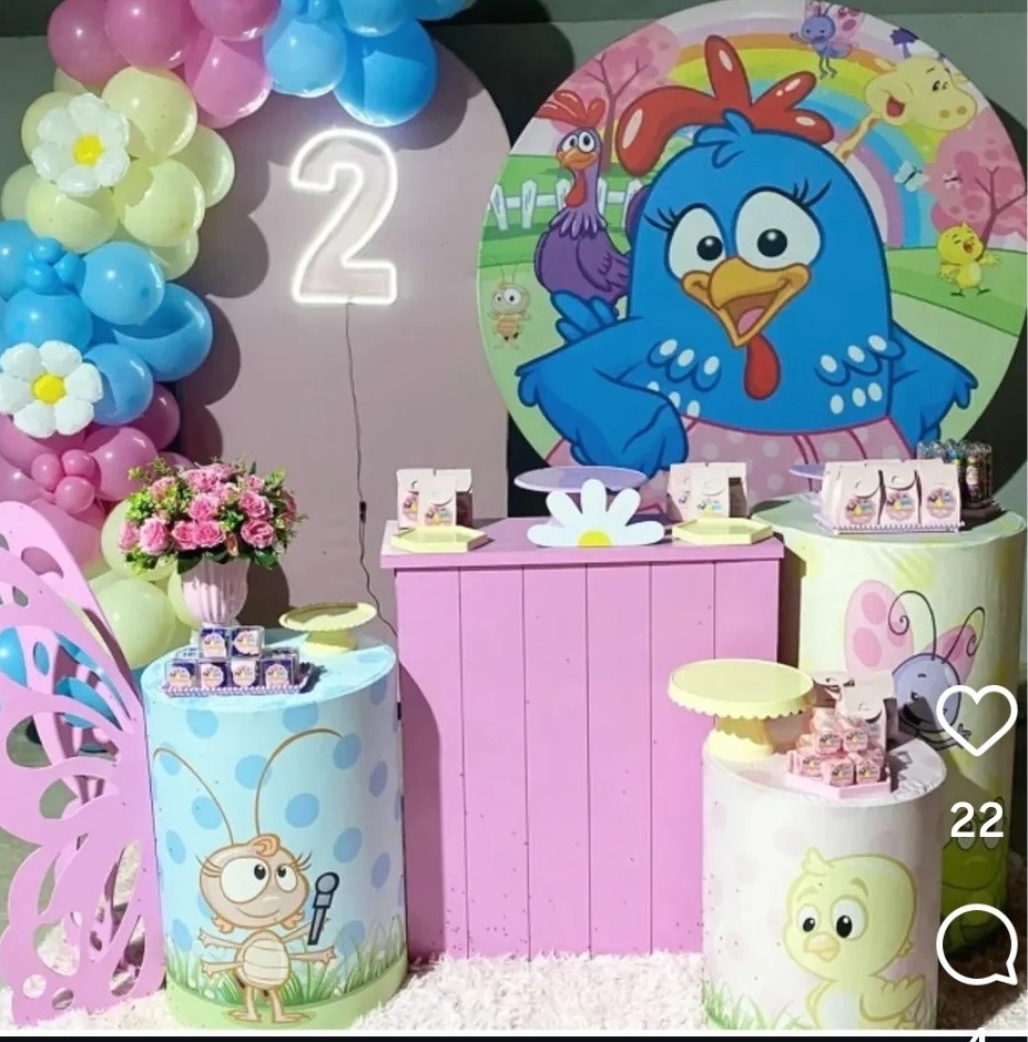Kit Decoração Completa Infantil - Festeiras Santa Maria  