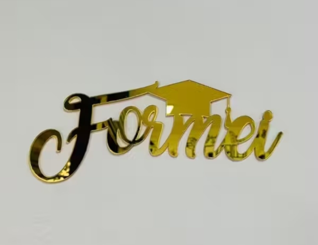 Placa Formei Acrilica - Festeiras Santa Maria  