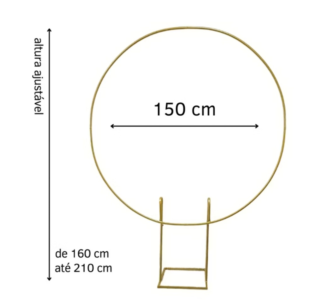 Arco Redondo 1,5 Cm - Festeiras Santa Maria  
