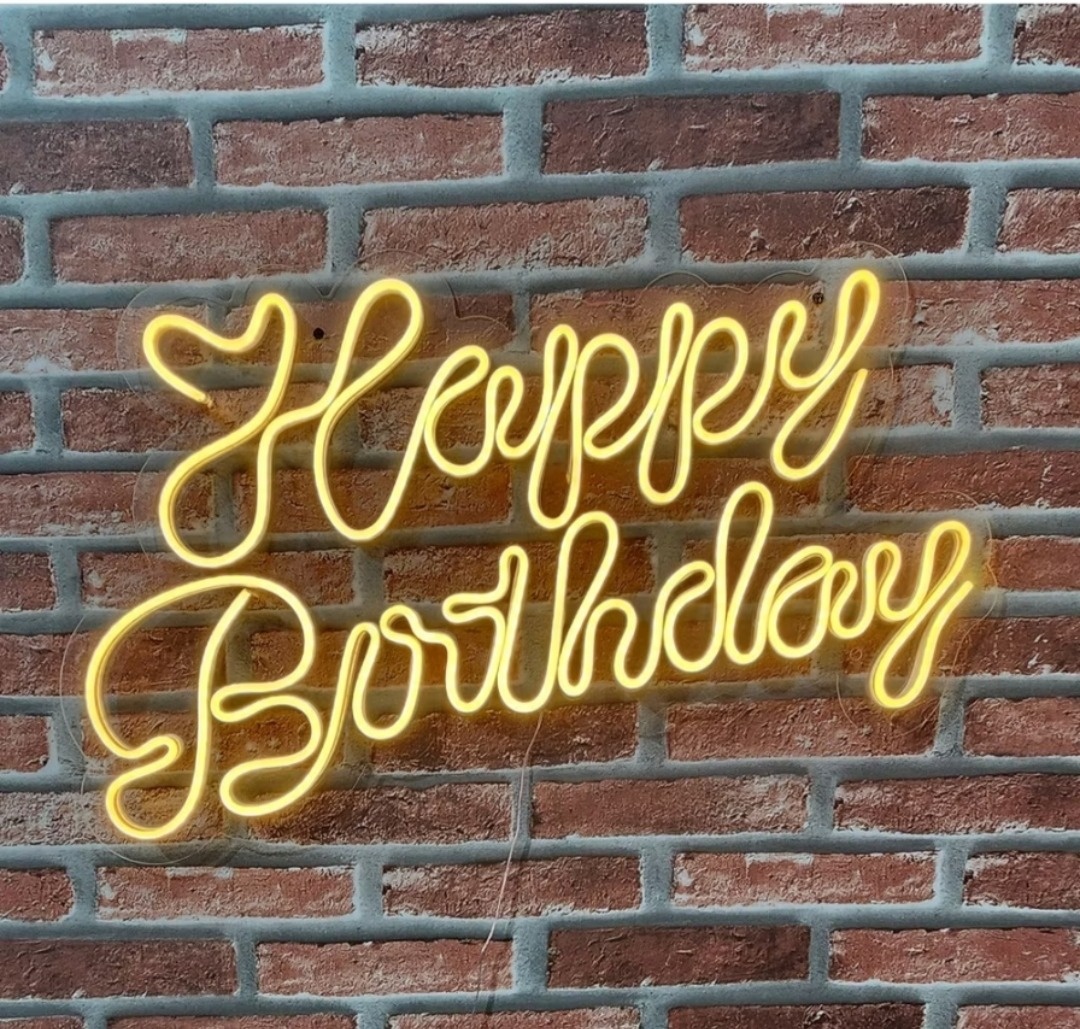 Led Happy Birthday  - Festeiras Santa Maria  