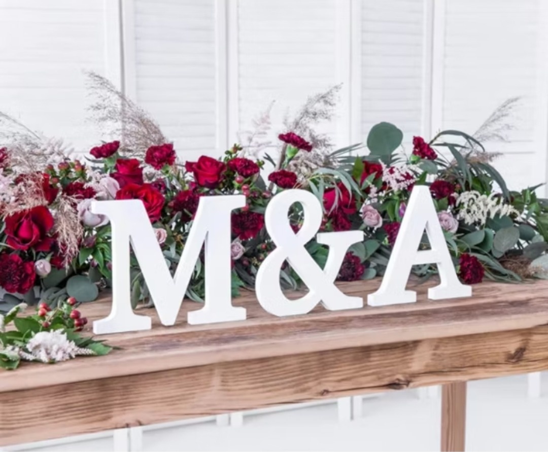 Letras Brancas (Pvc) - Festeiras Santa Maria  