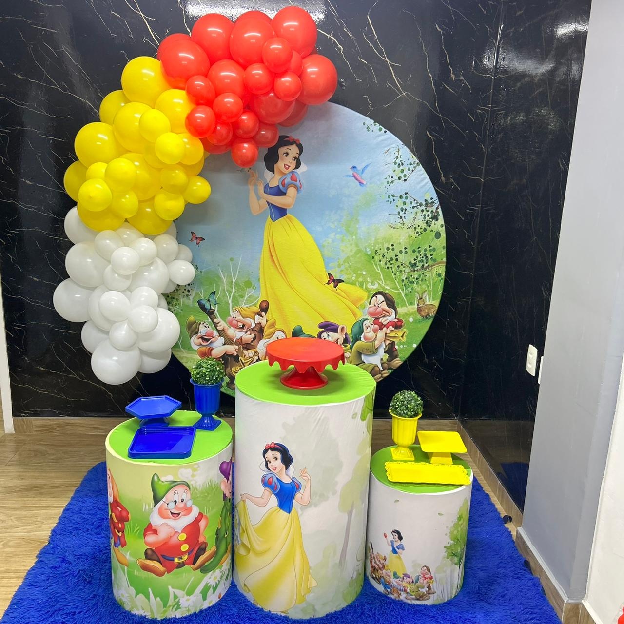 Kit Branca de Neve 5 (Sem Baloes) - Jk festas