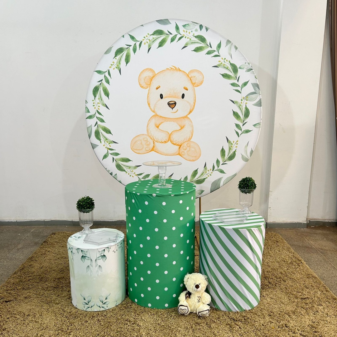 Kit Ursinho Verde 1 - Jk festas