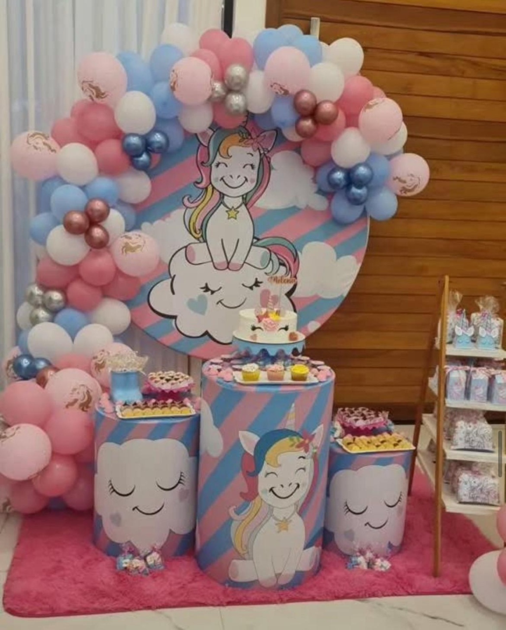 Kit Unicornio 3 (Sem Baloes) - Jk festas
