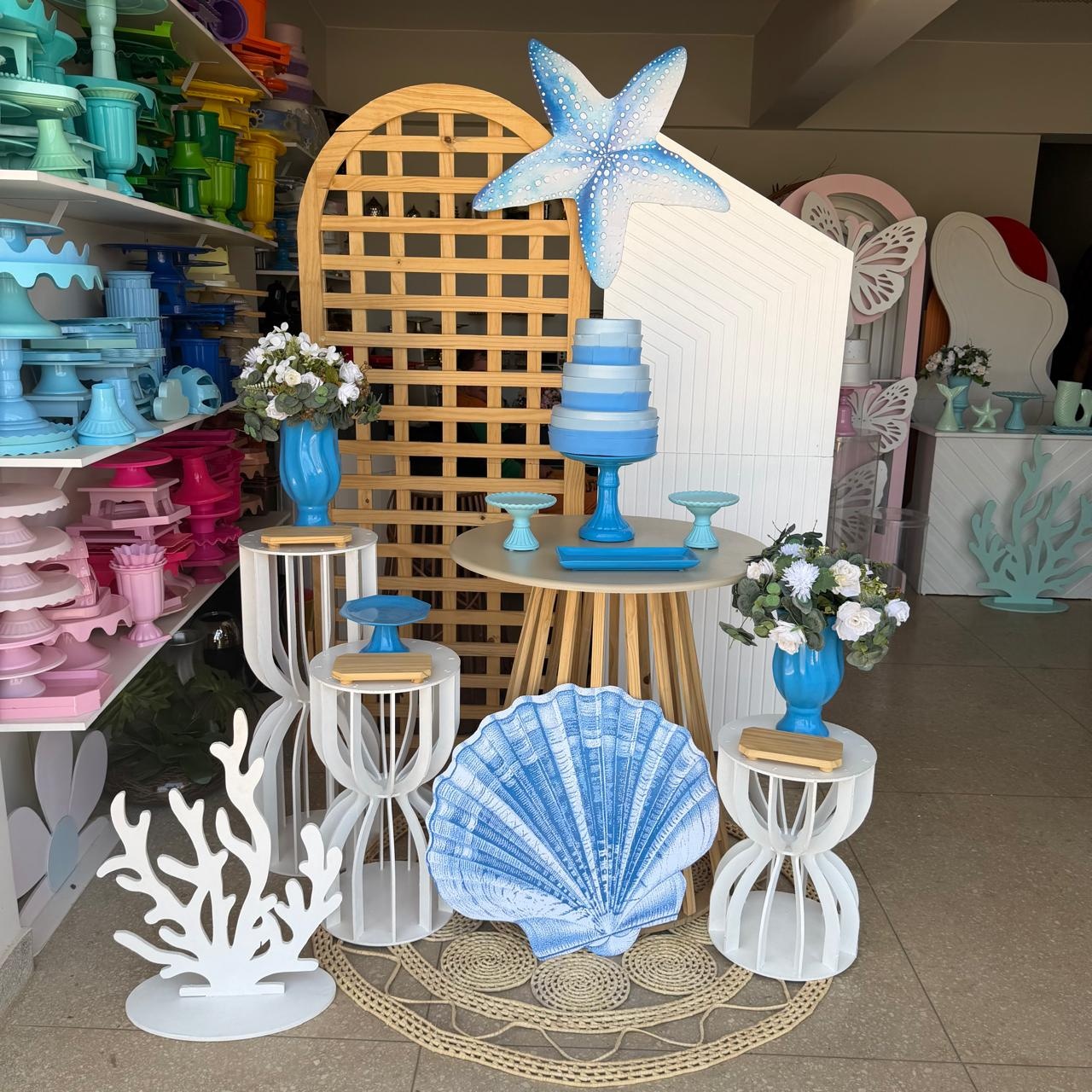 Kit Fundo Do Mar Pinus - Jk festas
