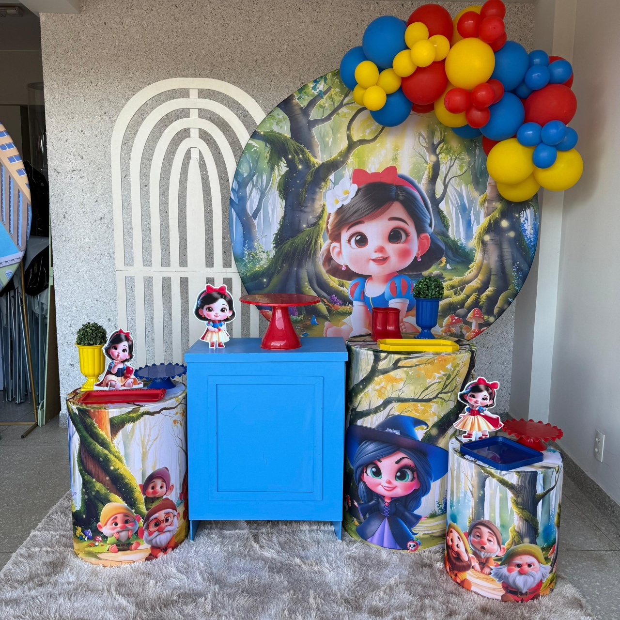 Kit Branca de Neve Baby 5 (Sem Baloes) - Jk festas