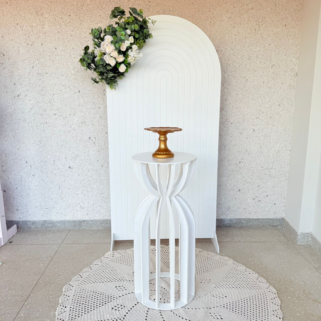 Kit Branco Com Dourado 4 Casamento / Aniversario Mulher Ou Homem - Jk festas