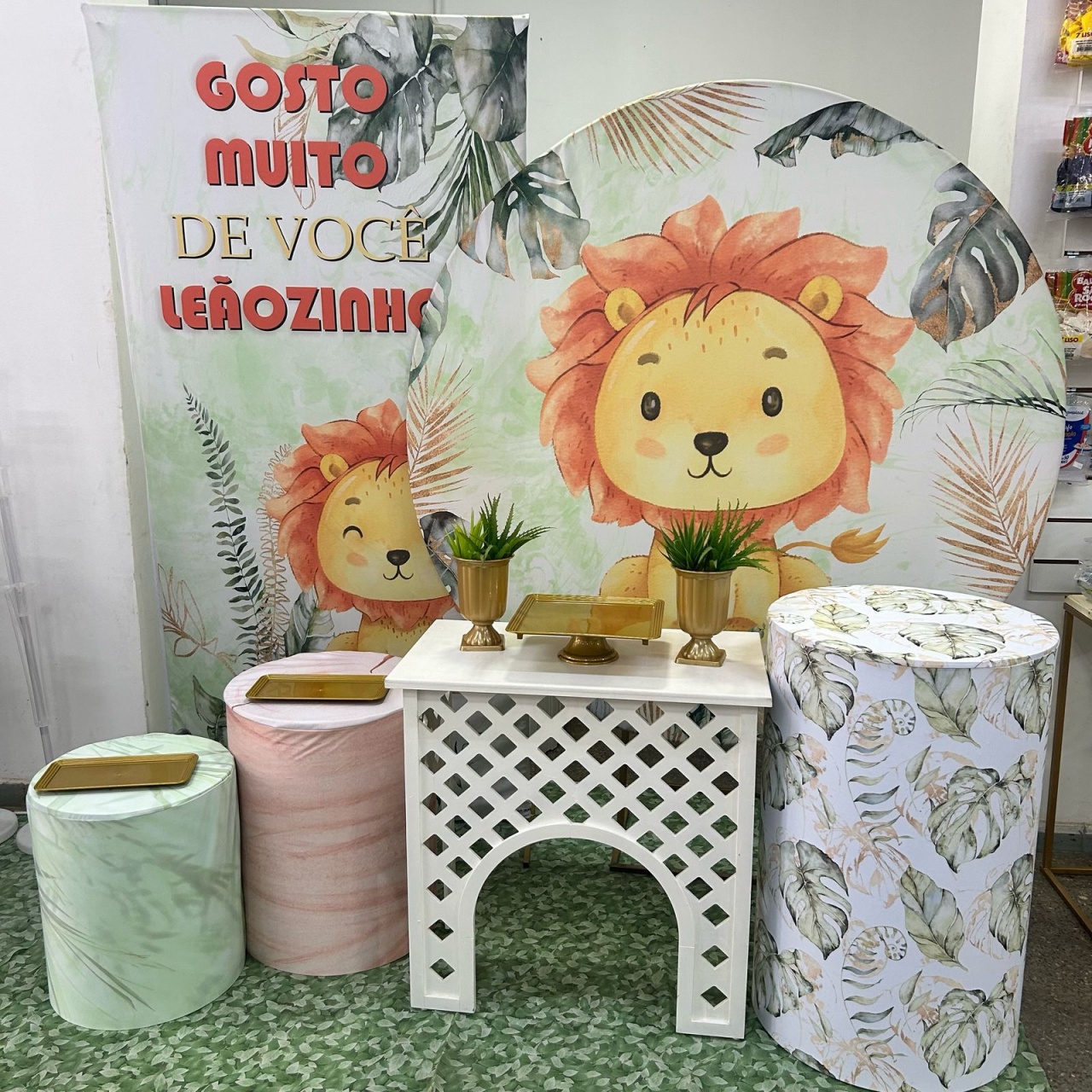 Kit Leãozinho 3 - Jk festas