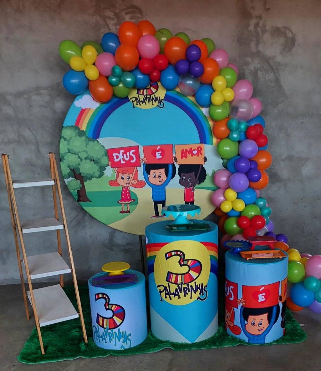 Kit 3 Paravinhas 3 (Sem Baloes) - Jk festas
