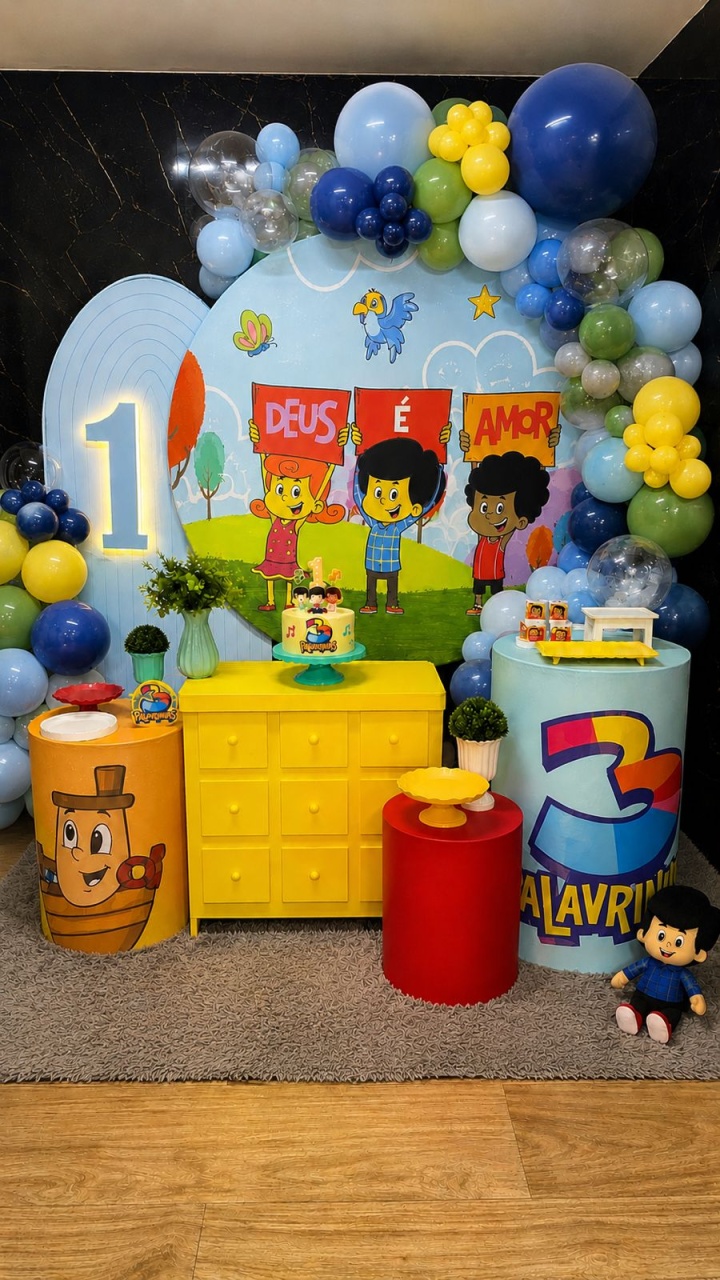 Kit 3 Paravinhas 6 (Sem Baloes) - Jk festas