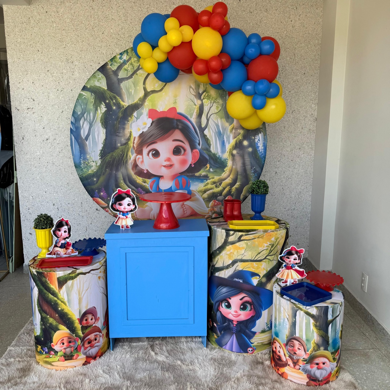 Kit Branca de Neve Baby 3 (Sem Baloes) - Jk festas