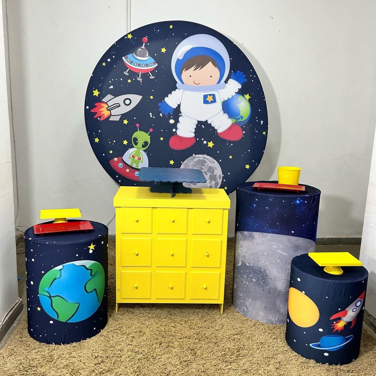 Kit Ouro Astronauta - Jk festas
