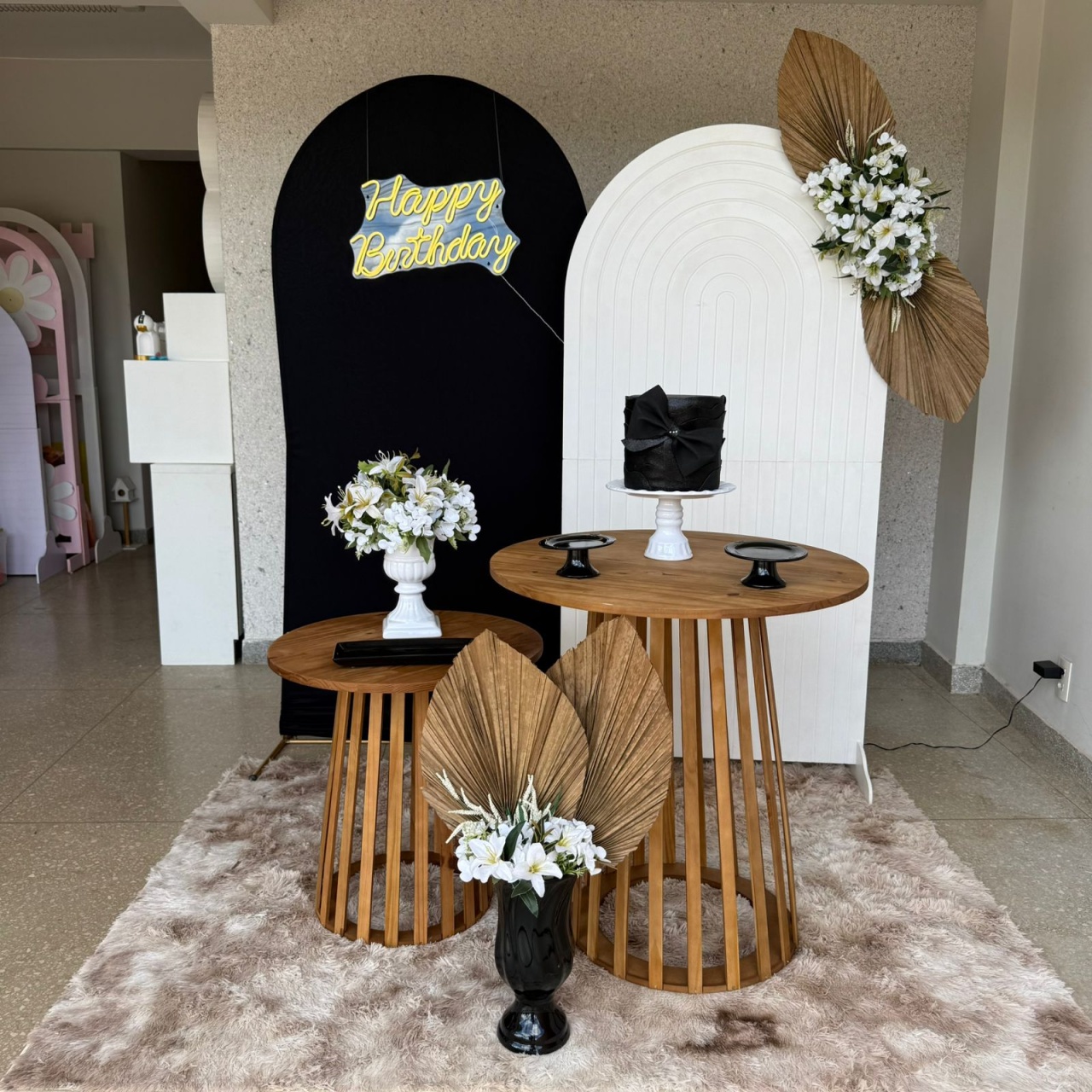 Kit Branco Com Preto - Jk festas