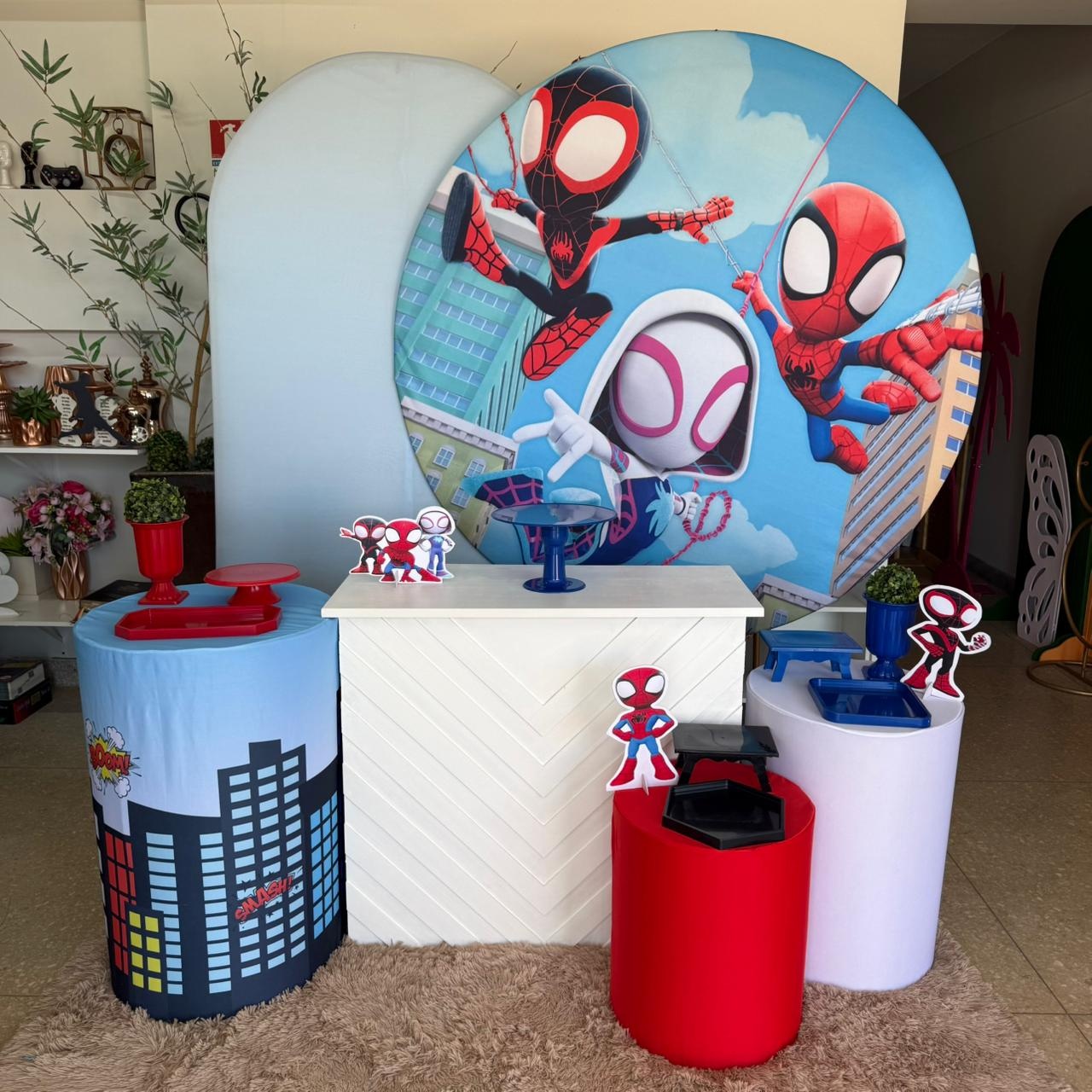 Spidey Cilindro Liso - Jk festas
