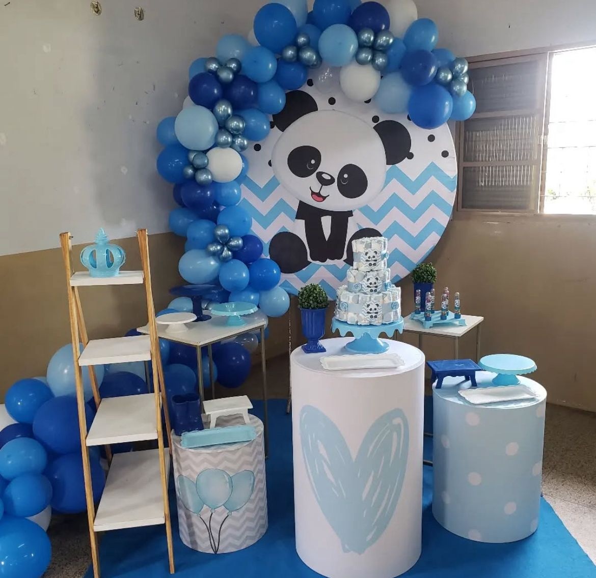 Kit Ursinho /Panda 1 (Sem Baloes) - Jk festas