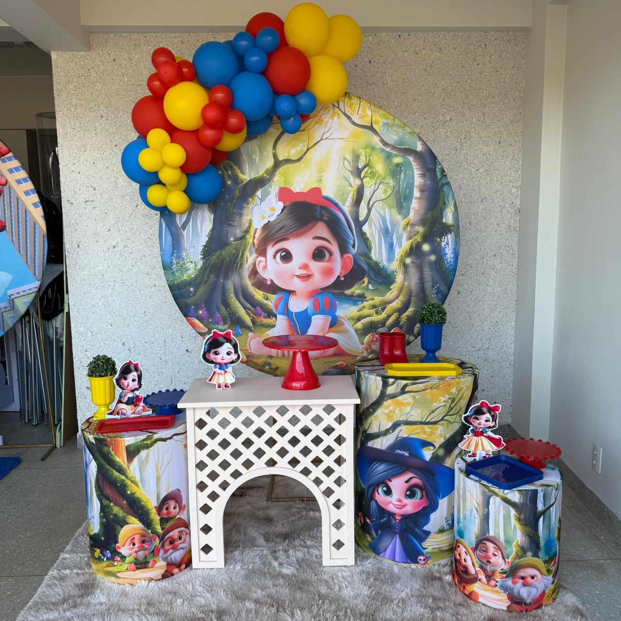 Kit Branca de Neve Baby 2 (Sem Baloes) - Jk festas