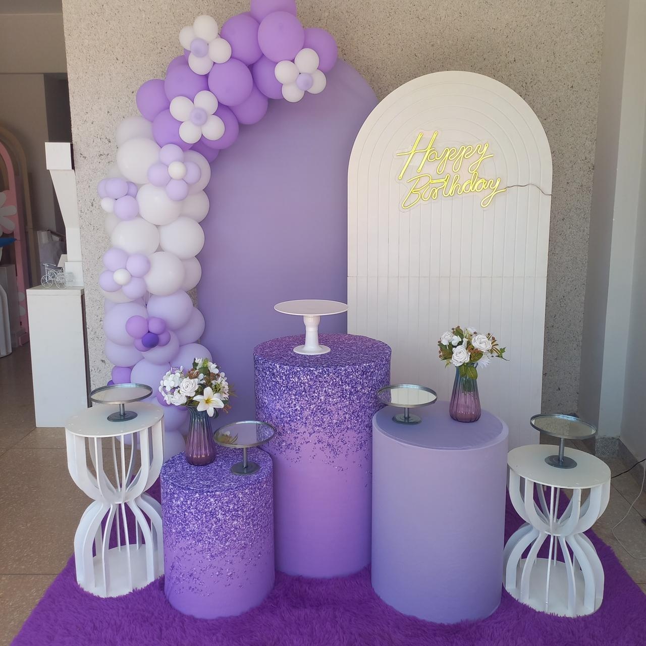 Kit Lilas 3 (Sem Baloes) - Jk festas