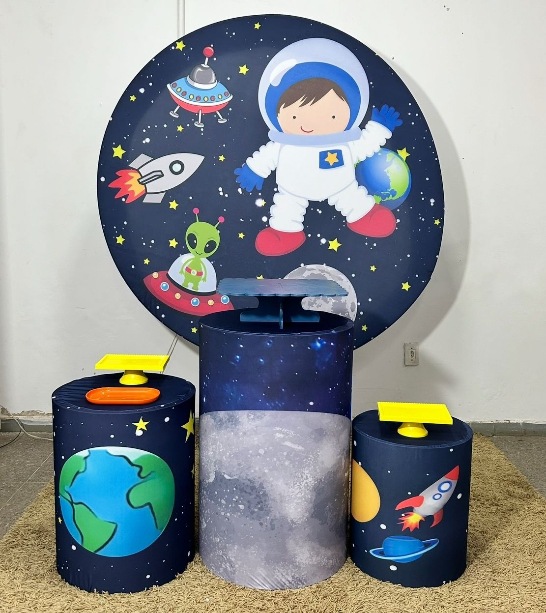 Kit Prata Astronauta - Jk festas