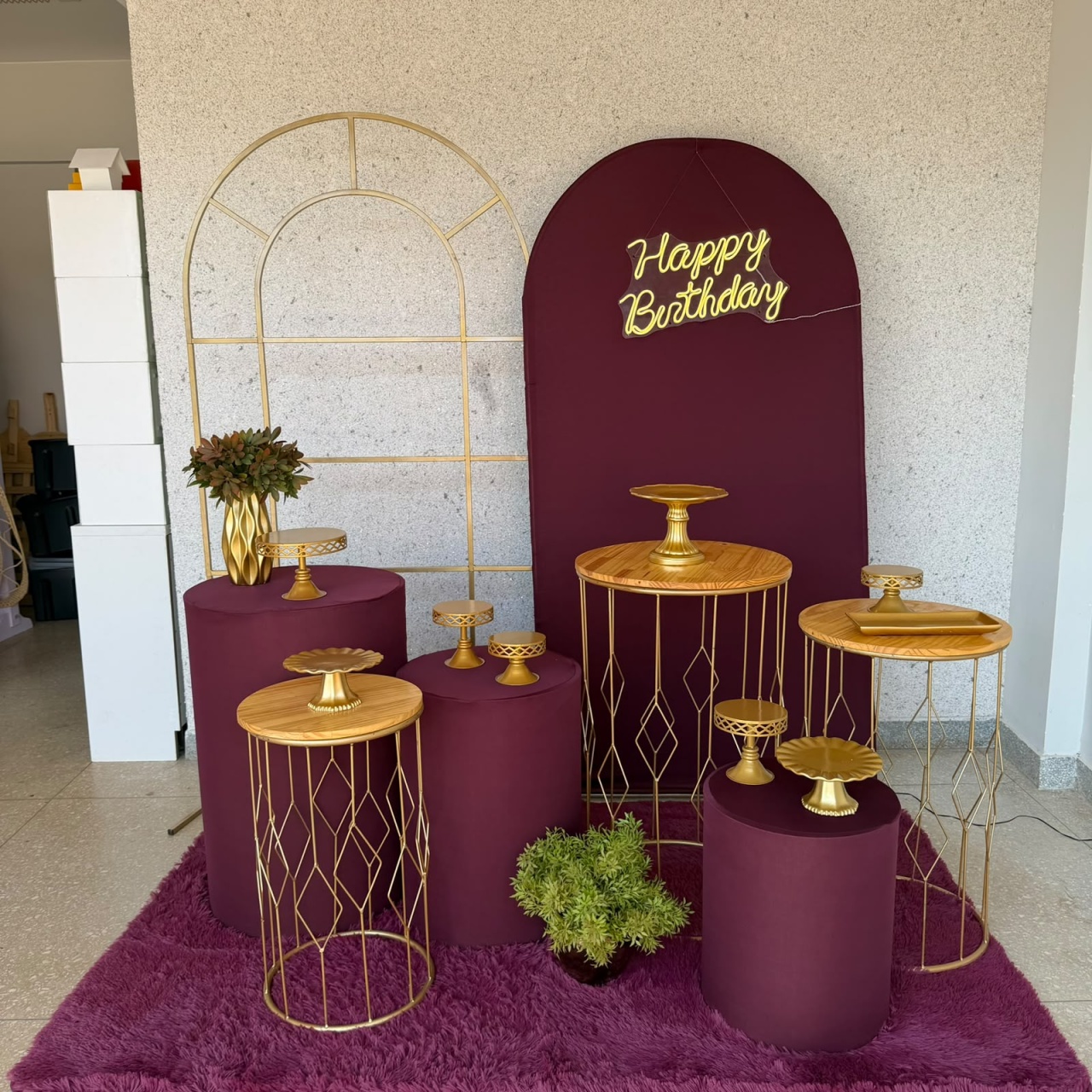 Kit Vinho / Marsala (Adulto Mulher / Homem) 5 (Kit Prta Com Adcionais) - Jk festas
