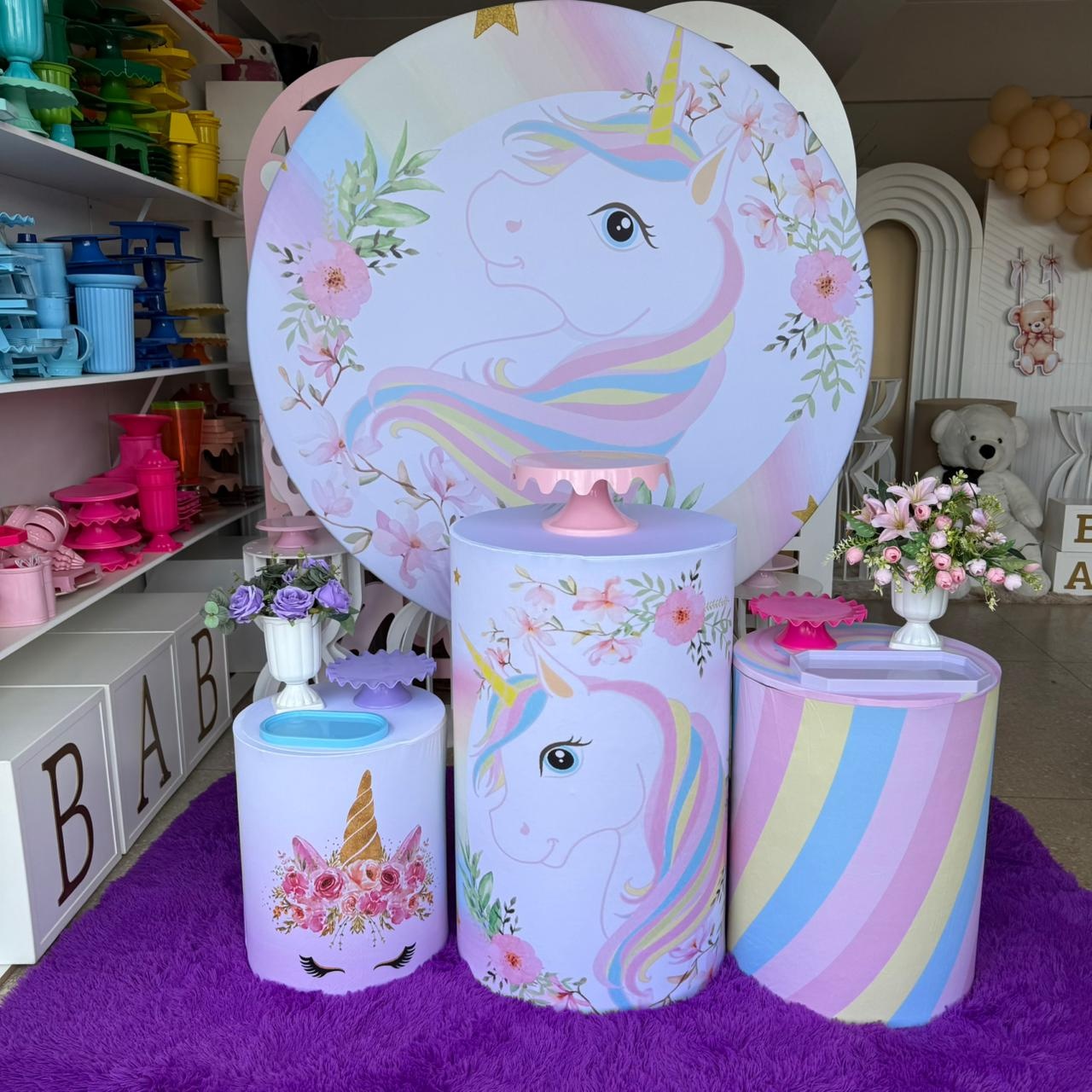 Kit Unicornio 1 - Jk festas