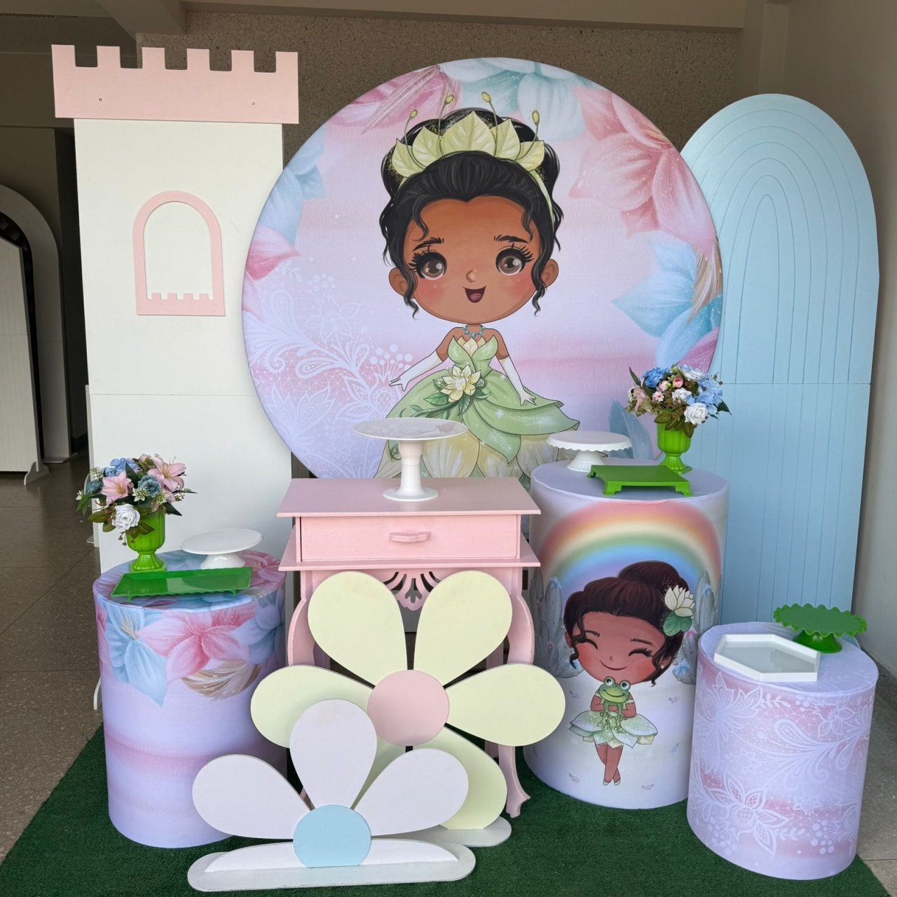 Kit Princesa Tiana Baby 2 - Jk festas