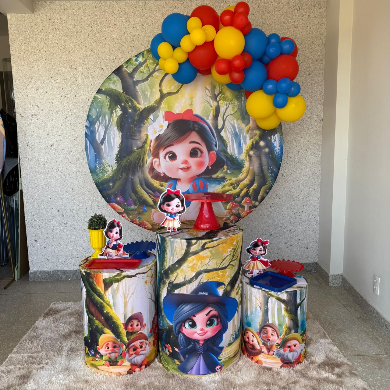 Kit Branca de Neve Baby 1 (Sem Baloes) - Jk festas