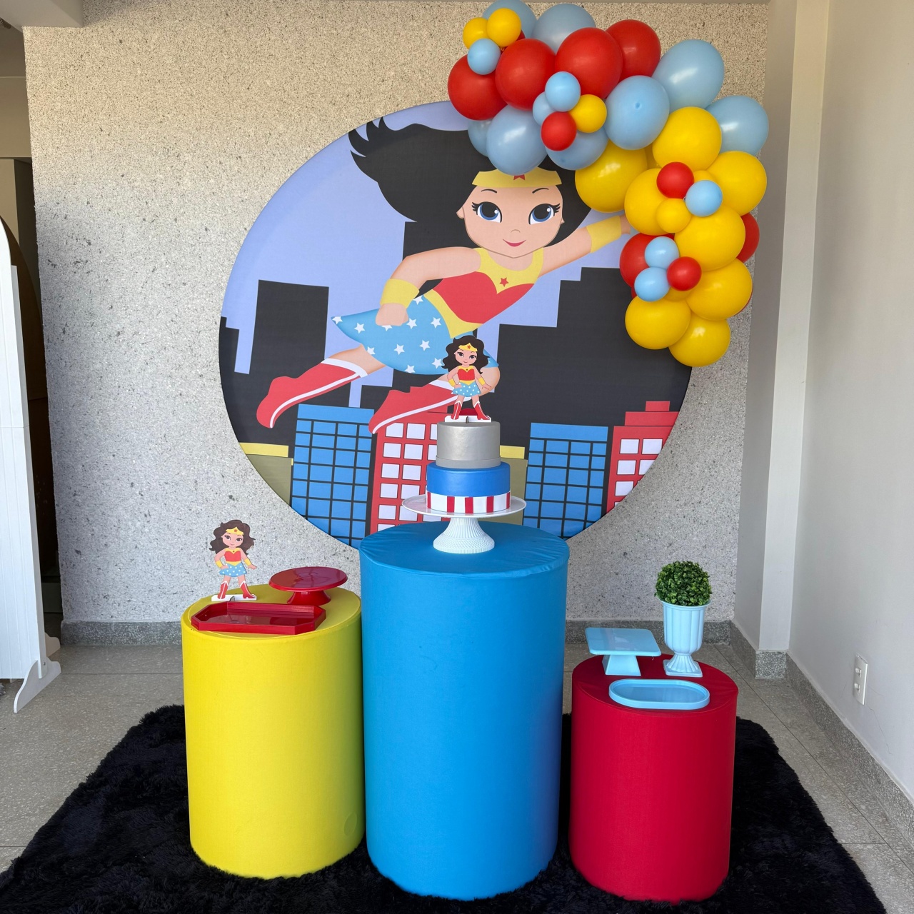 Kit Mulher Maravilha 2 (Sem Bolo Fake) - Jk festas