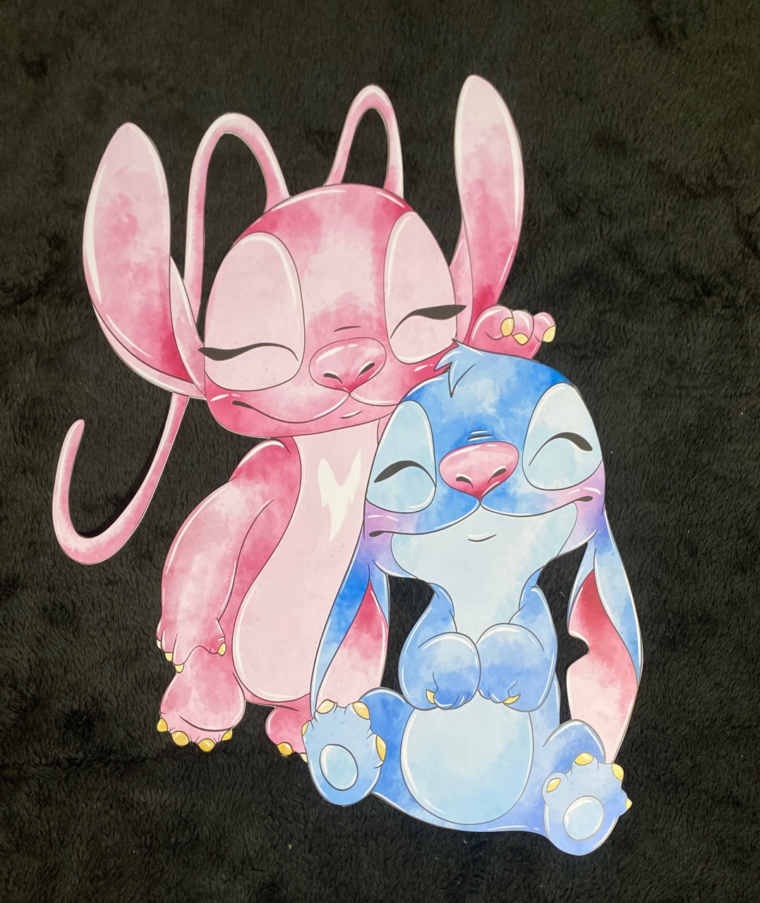Display - Stitch E Angel  - Mundo Feliz Locações