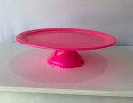 Boleira Plástico Rosa Neon G   - imagem 1