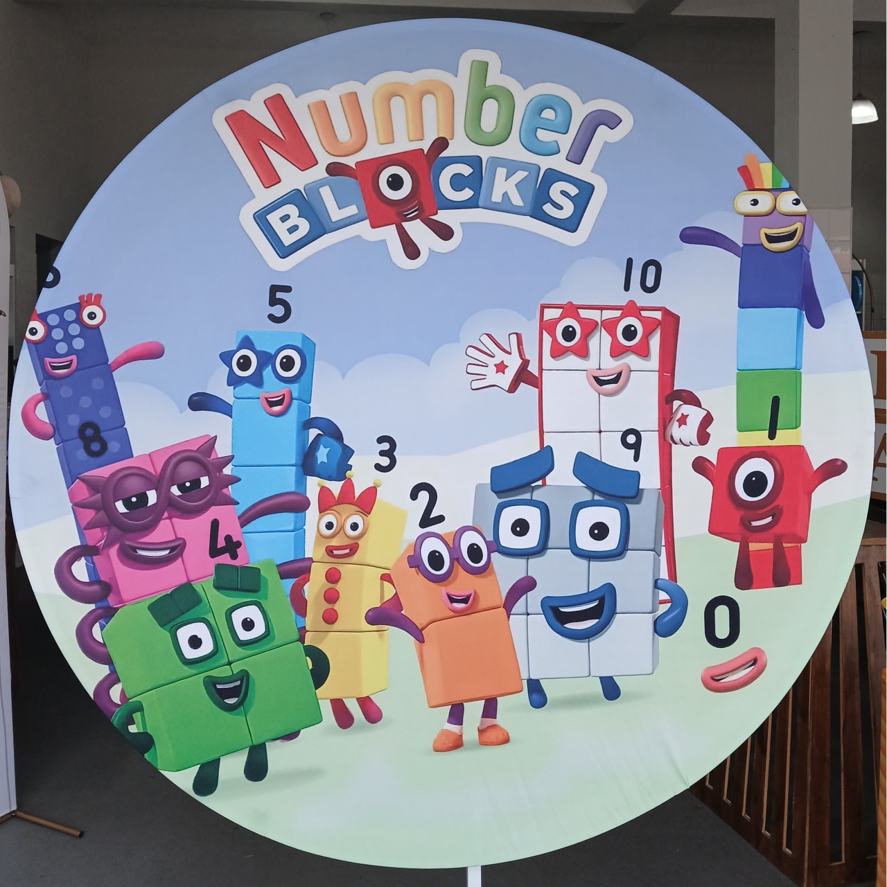 Painel Number Block 1,20Cm - BEMDEFESTA