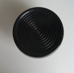 Boleira Plastico Preta P - imagem 2