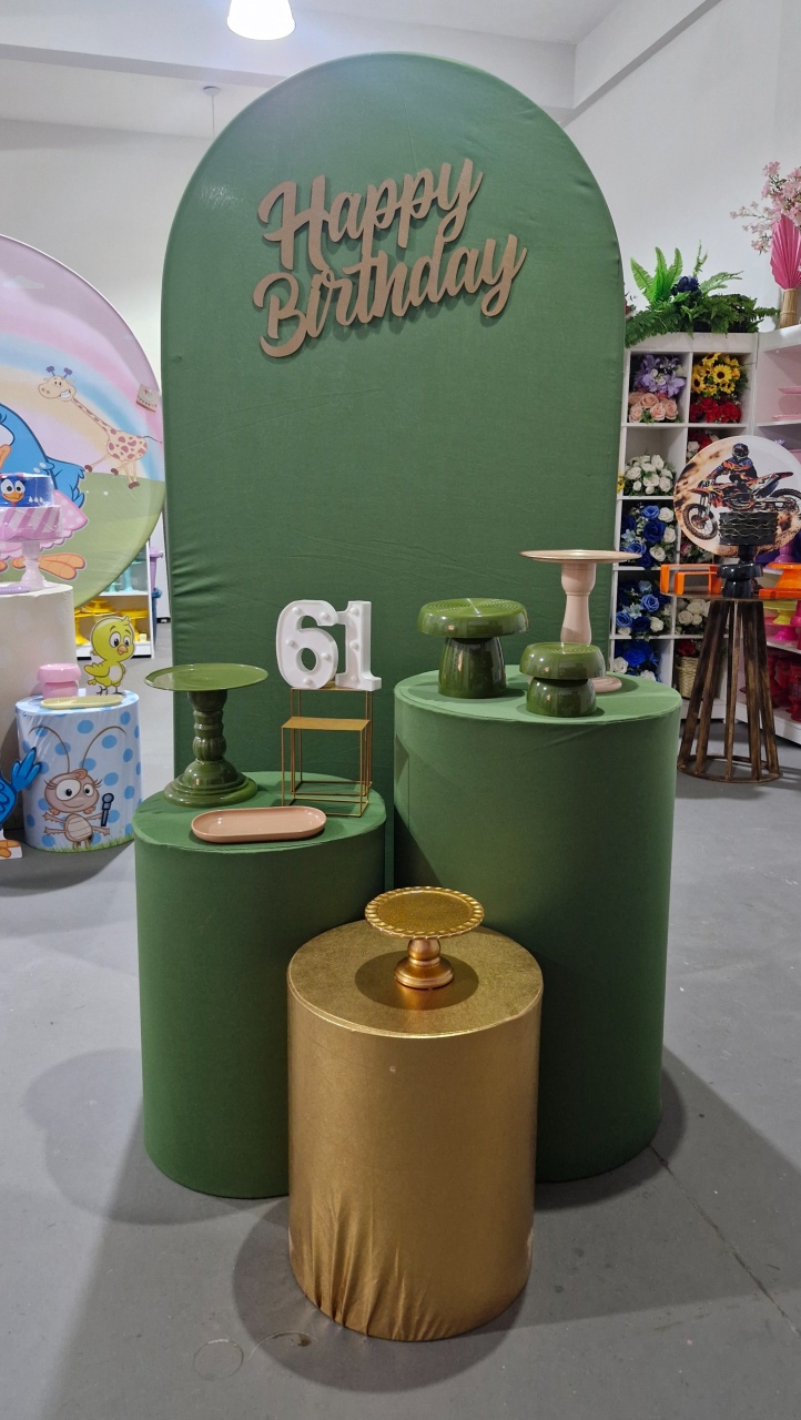 Kit Adulto Verde E Bege - BEMDEFESTA