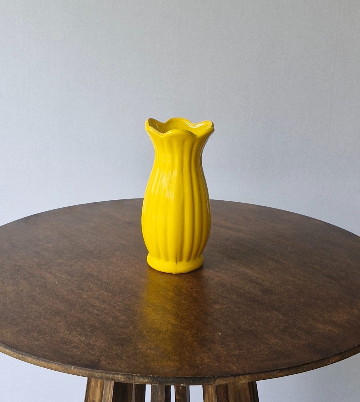 Vaso Cerâmico Amarelo M - BEMDEFESTA