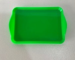 Prato Plástico Verde Neon - imagem 2