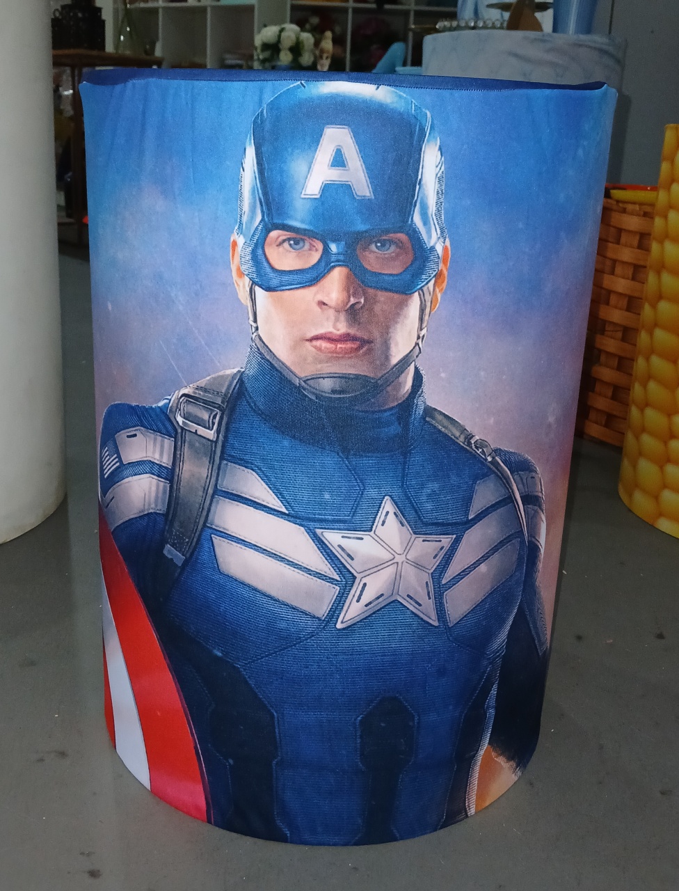 Capa Para Cilindro M Capitão América - BEMDEFESTA