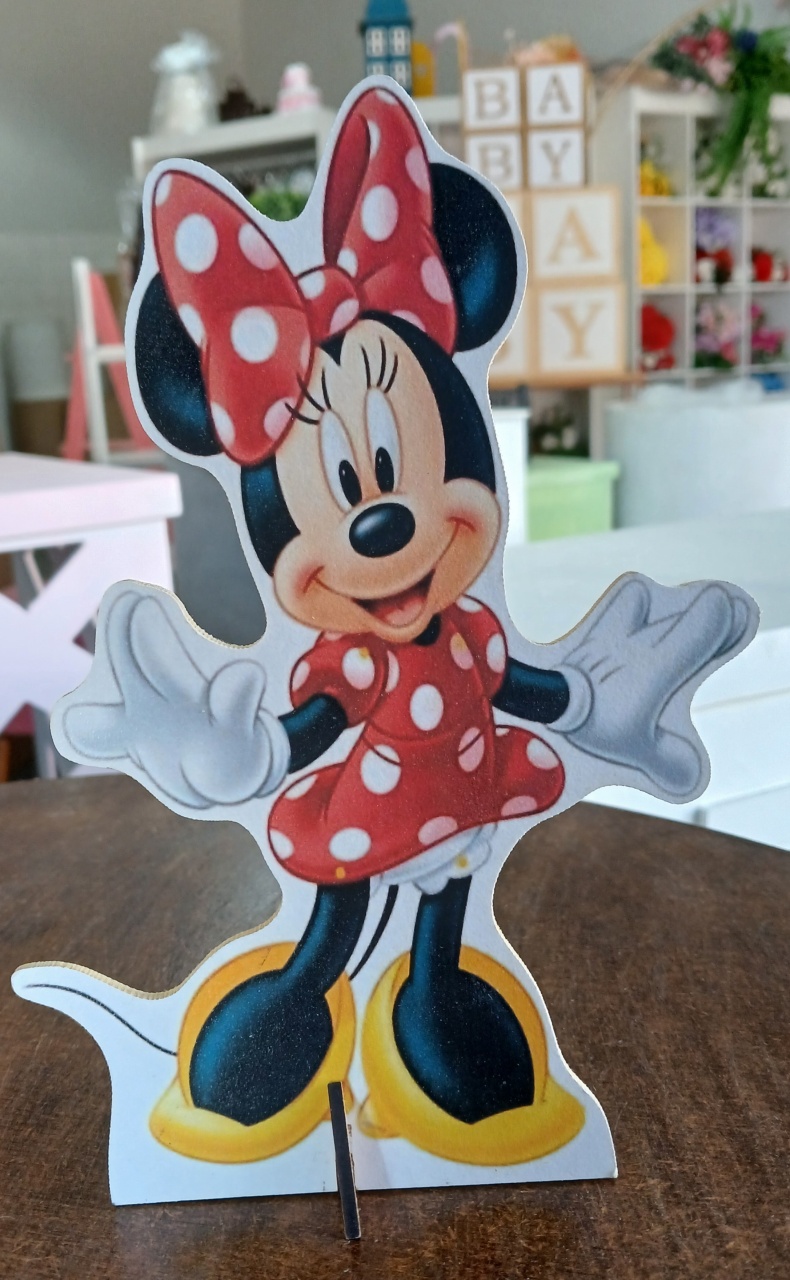 Display Mesa Minnie Vermelha - BEMDEFESTA