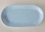 Prato Cerâmico Azul Claro Oval    - imagem 2