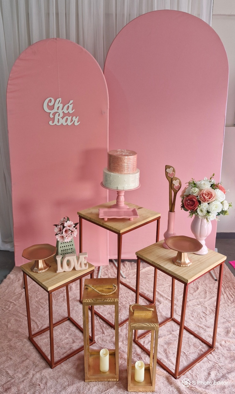 Cha Bar Rose 2 Aros - BEMDEFESTA