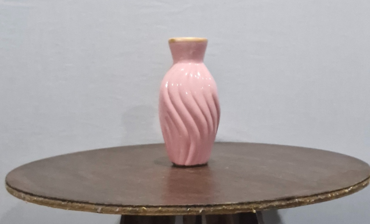 Vaso Cerâmica Rosa P - BEMDEFESTA