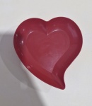 Prato Plástico Coração Vermelho  - imagem 1