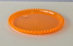 Prato Acrílico Neon Laranja - imagem 2