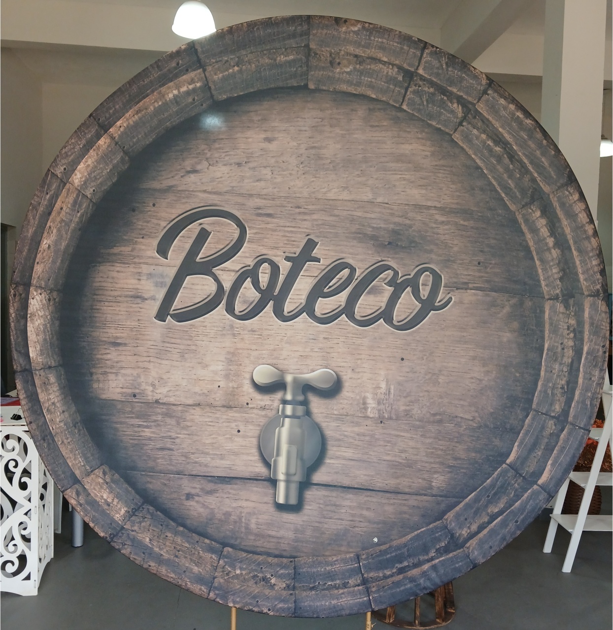 Painel Boteco Marrom 1,50 - BEMDEFESTA