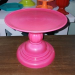 Boleira Plástico Rosa Neon M - imagem 1