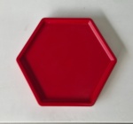 Prato Plástico Vermelho M - imagem 2