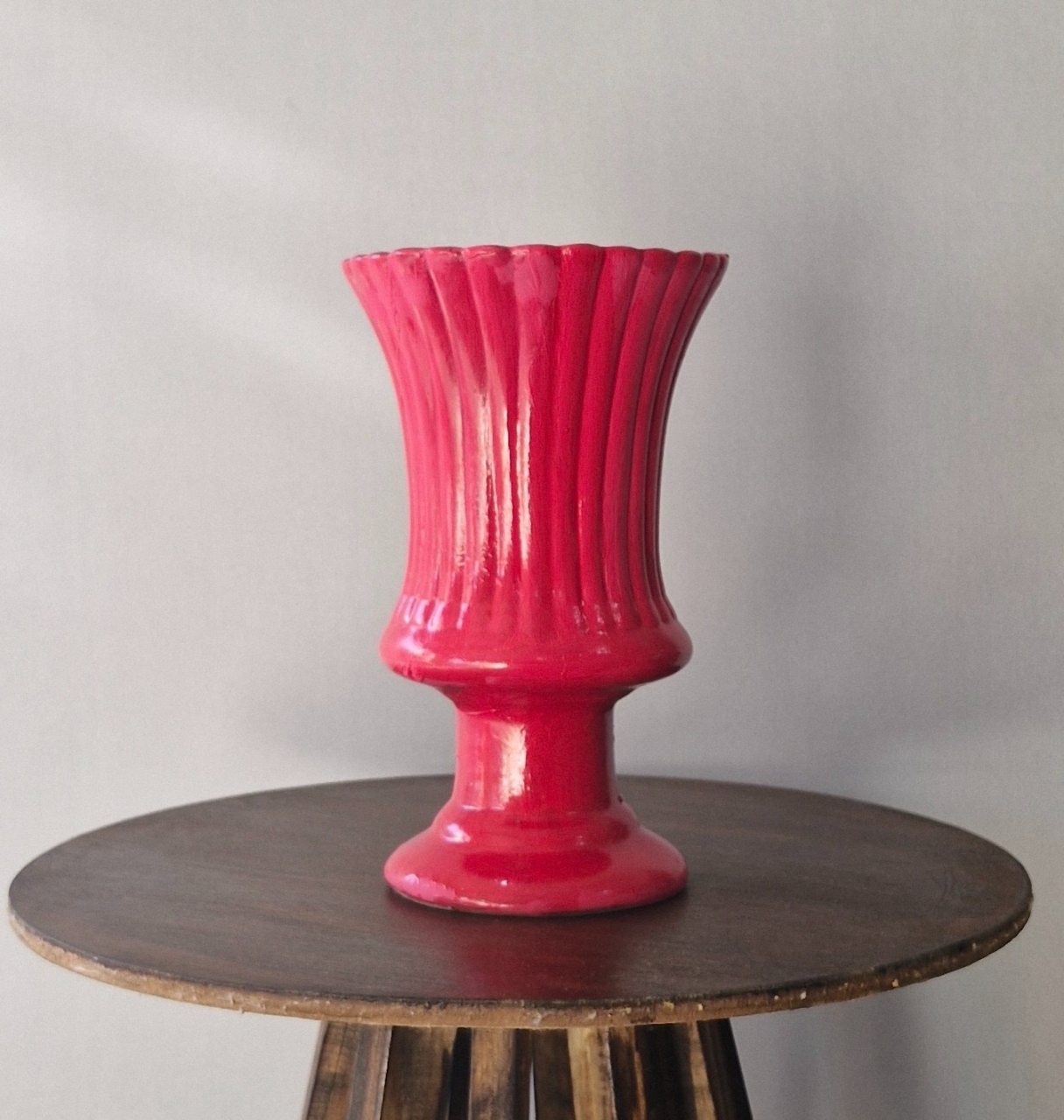 Vaso Cerâmico Pink G   - BEMDEFESTA